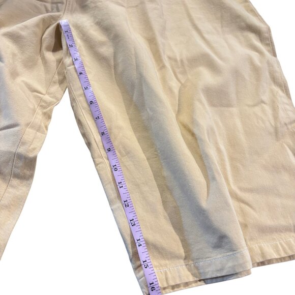 Taaps Jeans Wear men's yellow jean shorts Jorts zipper pocket classic sz 42 NWT - Picture 6 of 8